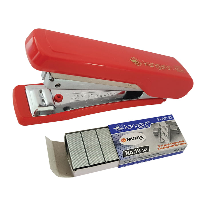 KANGARO HS-10H Desktop Stapler with Built-in Staple Remover, 1000 Stap ...
