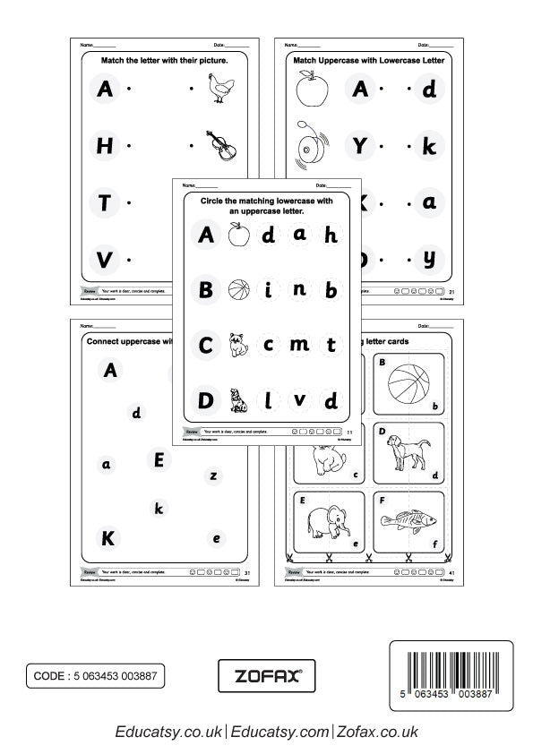 Match Letter Activities for Kids, Alphabet Matching Practice, Letter R ...