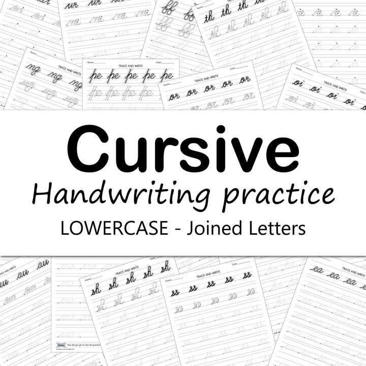 Re Cursive Joined English Cursive Joined Letters Tracing Worksheets For Improve Letter F ...