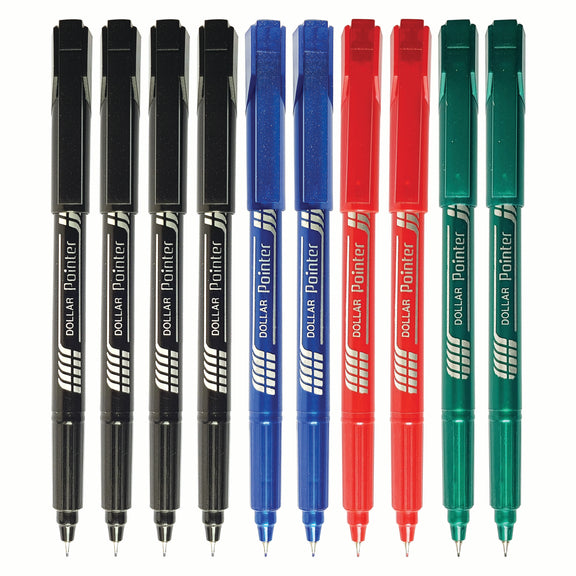 DOLLAR Pointer Fineliner Pens, 0.3mm Ultra Fine Felt Tip, for Precise ...